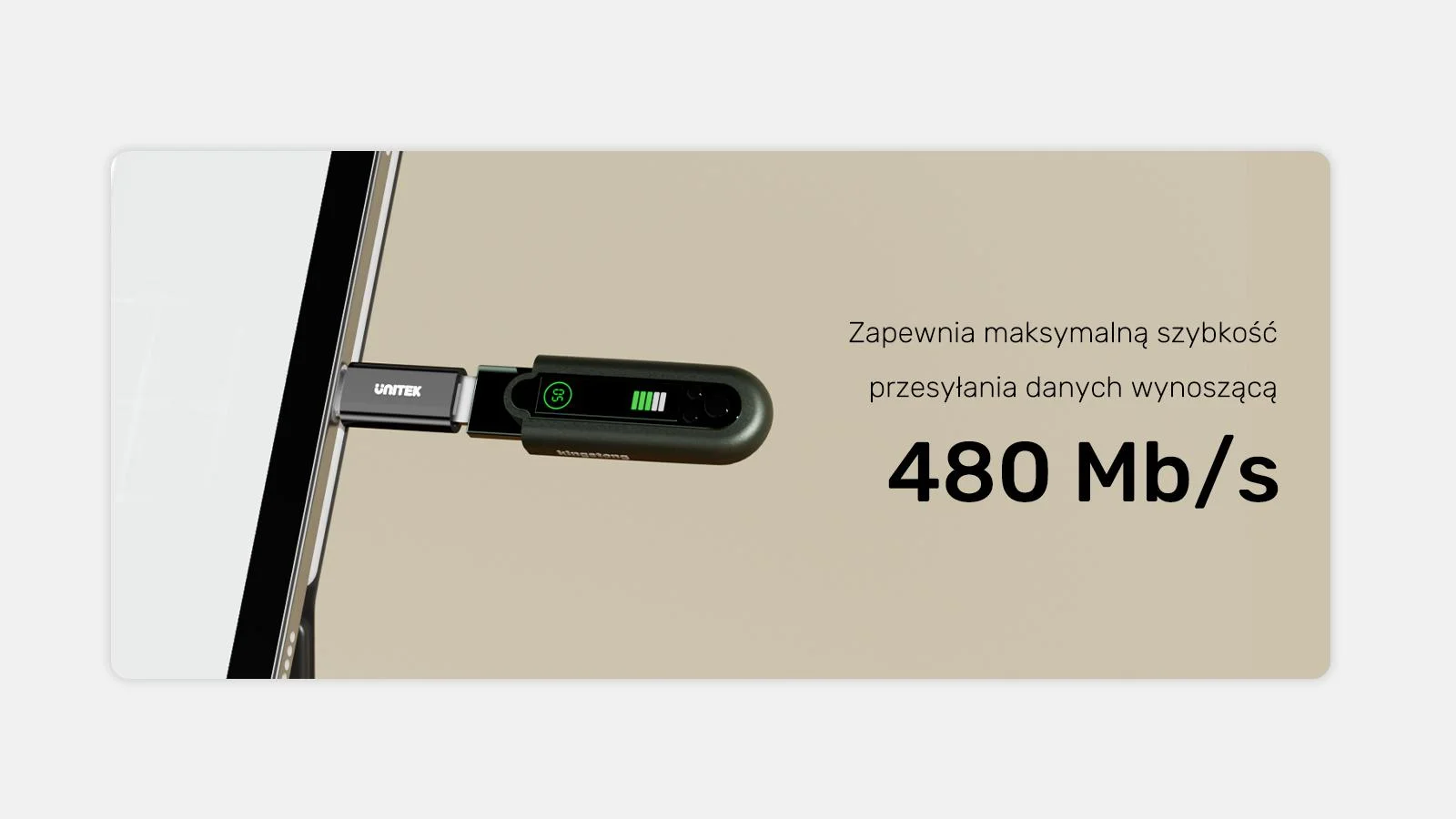 Unitek Adapter USB-C do Micro USB A1050ABK03