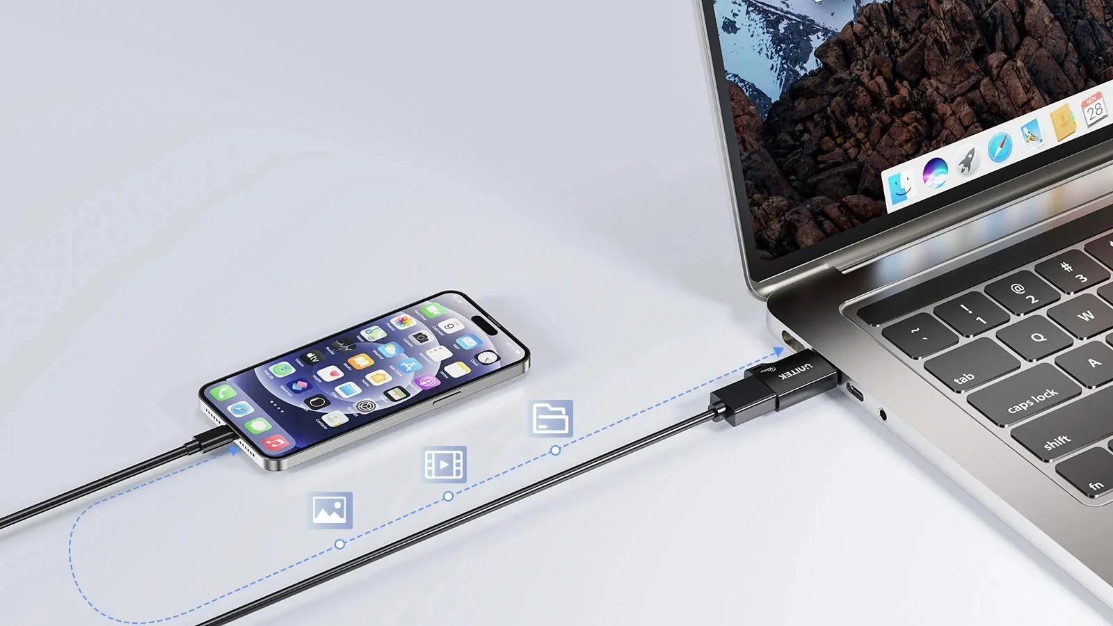 Unitek Adapter USB-C do USB-A 10Gbps