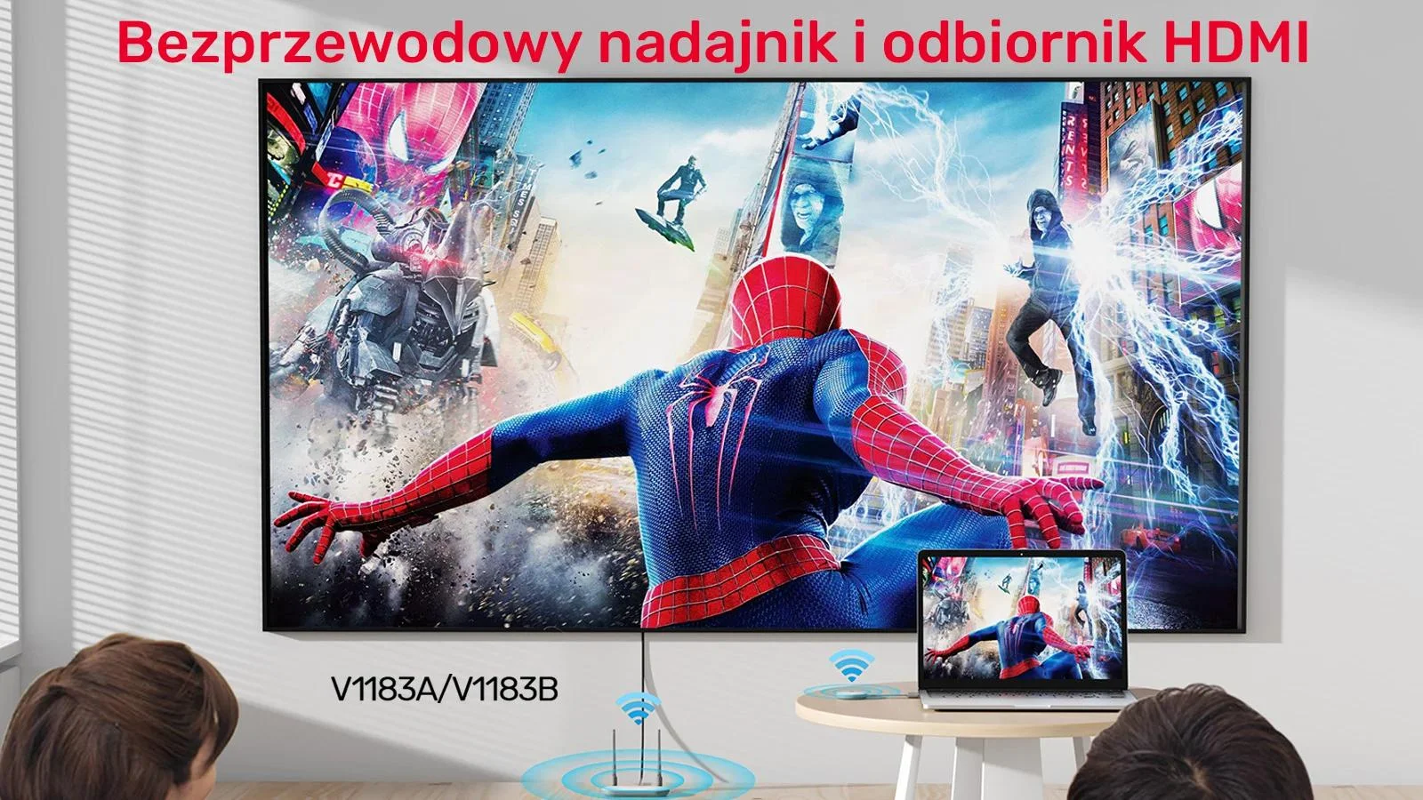 Unitek bezprzewodowy nadajnik obrazu w 4K HDMI