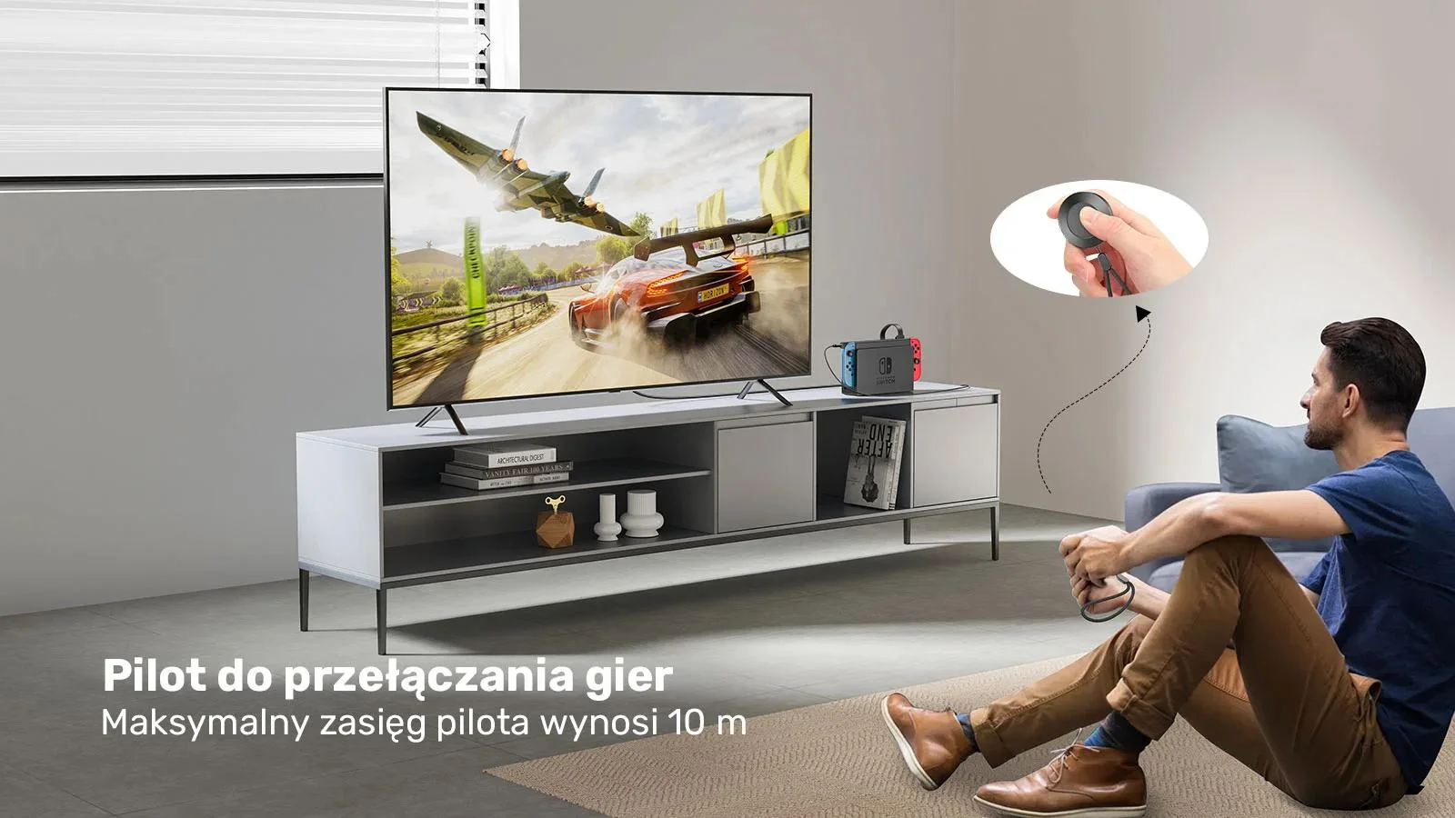 Unitek Czytnik 4 kart Nintendo Switch + pilot