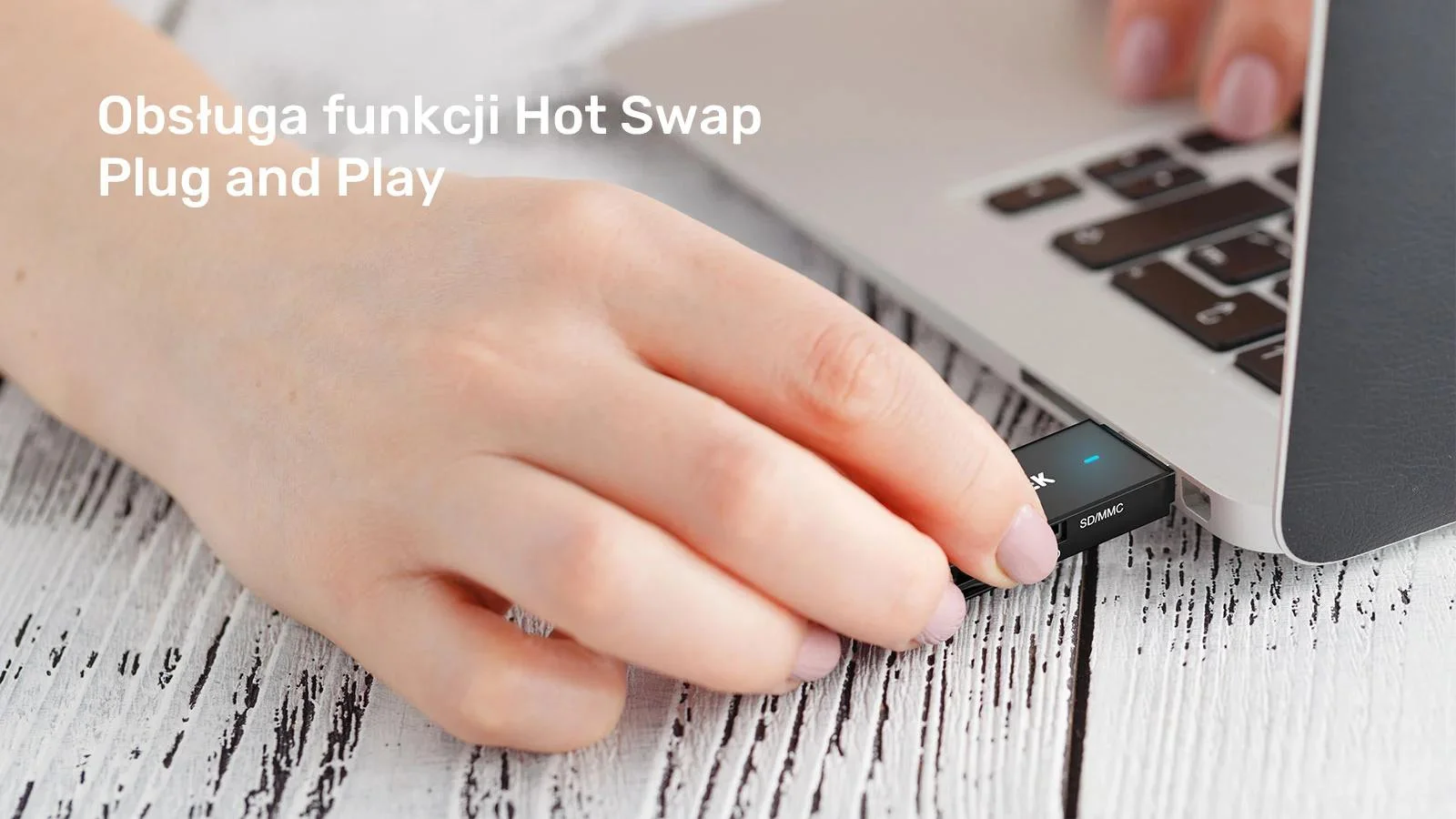 Unitek Czytnik kart SD i microSD USB-C