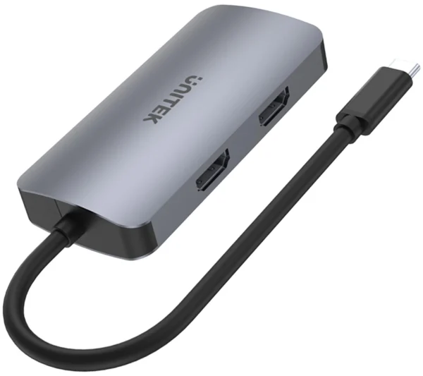 unitek d1051a hub usb c 1xusb 31 gen1 vga 2xhdmi pd mst 82e9baff2b1e483f9d4dc4d1e1f2e949