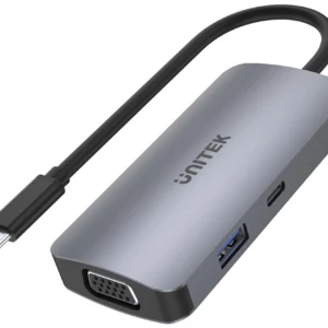 unitek d1051a hub usb c 1xusb 31 gen1 vga 2xhdmi pd mst 9849557a989644c2b32bd175a123968f