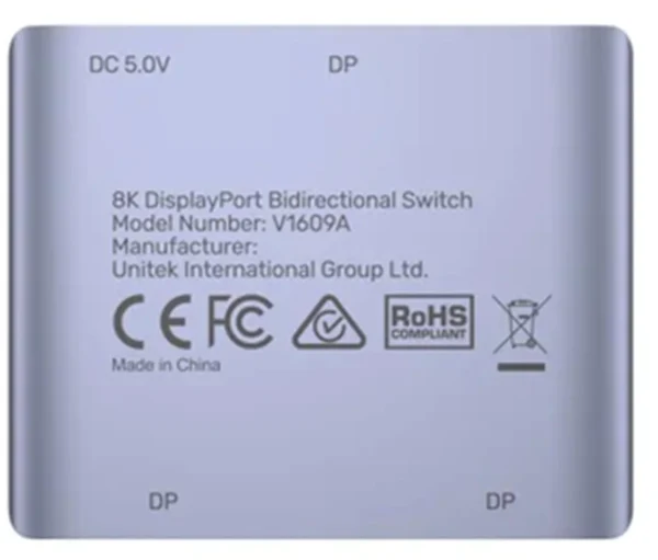 unitek dwukierunkowy przeacznik dp 14 8k 2 na 1 fe60c63dec9f470d9bc204b946999209