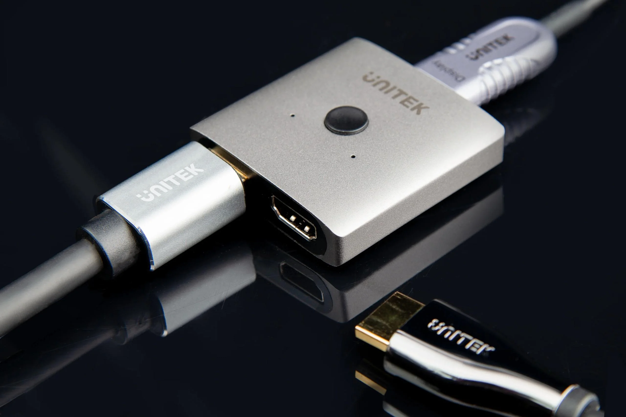 Unitek Dwukierunkowy przełącznik HDMI2.0 4K 2-na-1
