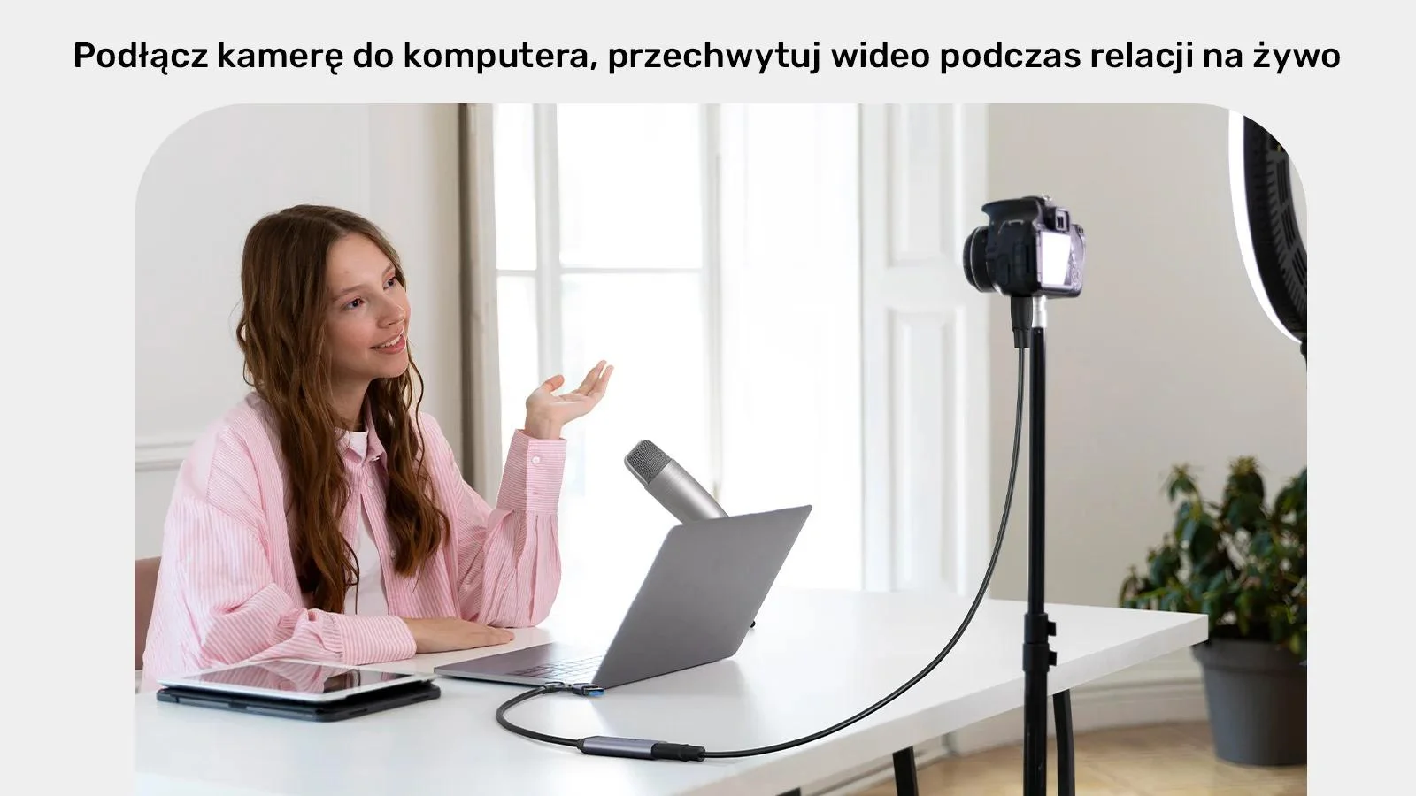 Unitek Grabber video USB-C/A, 4K HDMI 1.4b