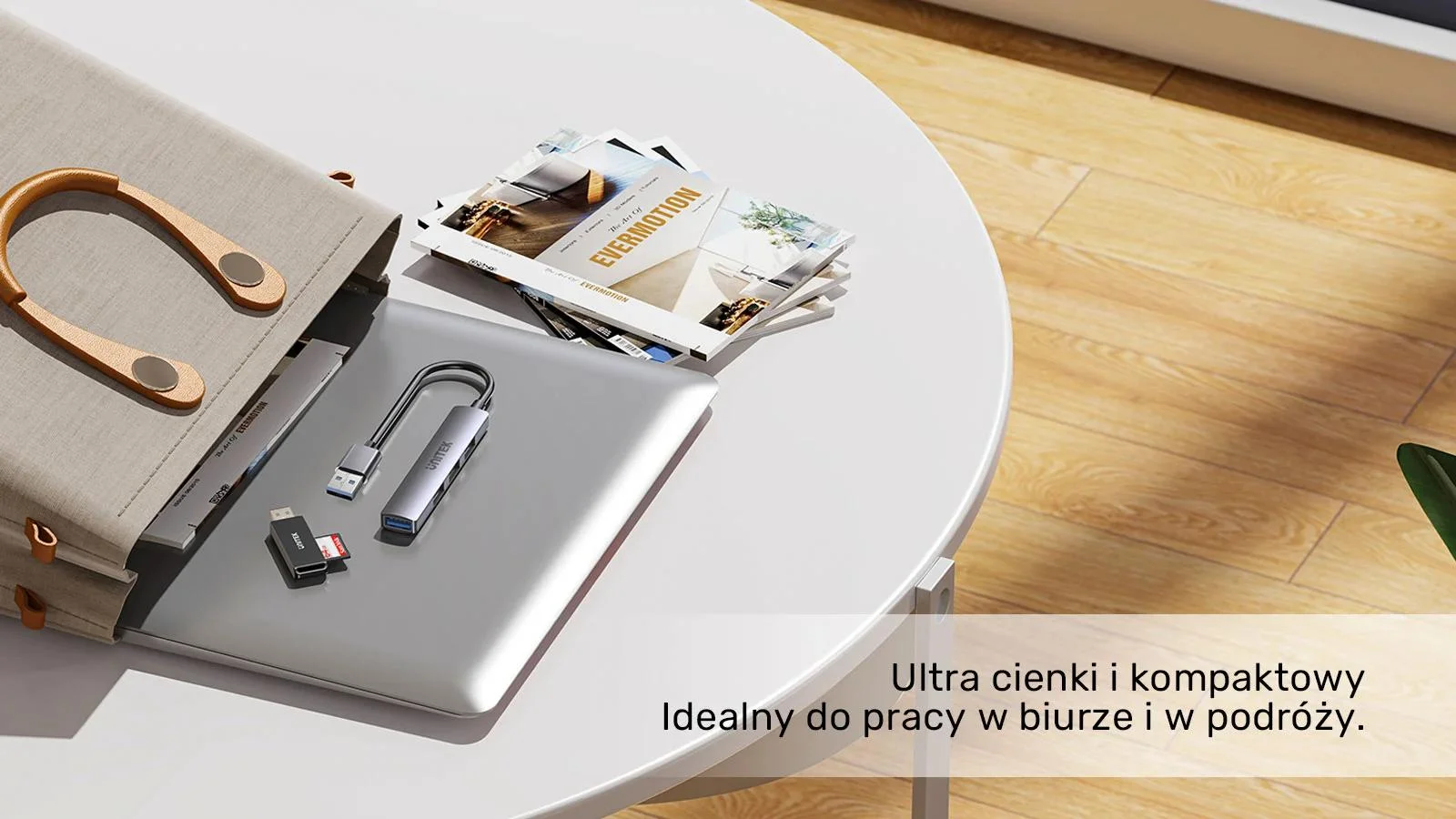 Unitek Hub USB-A 1*USB-A 5 Gbps, 3*USB-A 2.0 alu