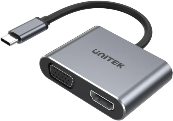 unitek hub usb c hdmi vga usb a i pd 100w d1049a d53a6490d2a34ad282f35aa7a6dd6269