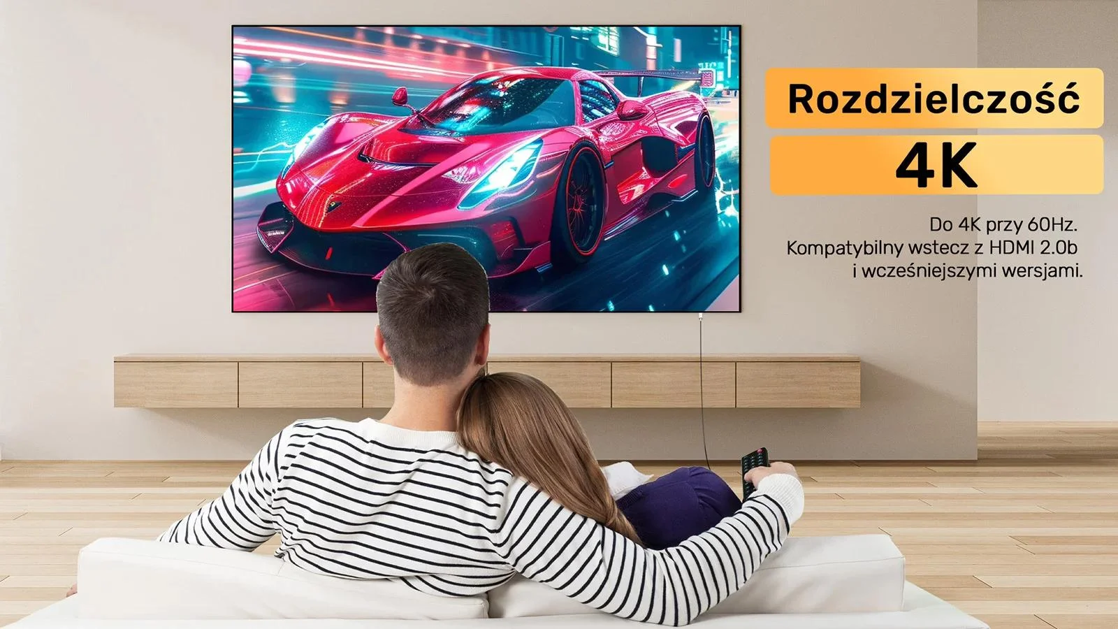 Unitek Kabel optyczny HDMI 2.0 AOC 4K 60Hz 20 m