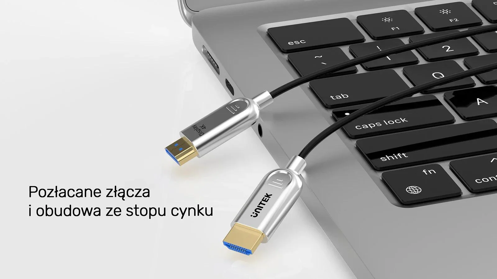 Unitek Kabel optyczny HDMI 2.0 AOC 4K 60Hz 20 m