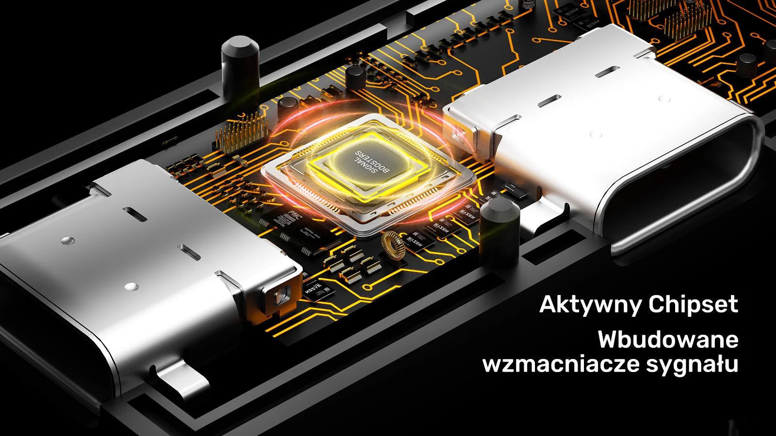 Unitek Kabel przedłużający USB-C 10 Gbps 5m, czarny