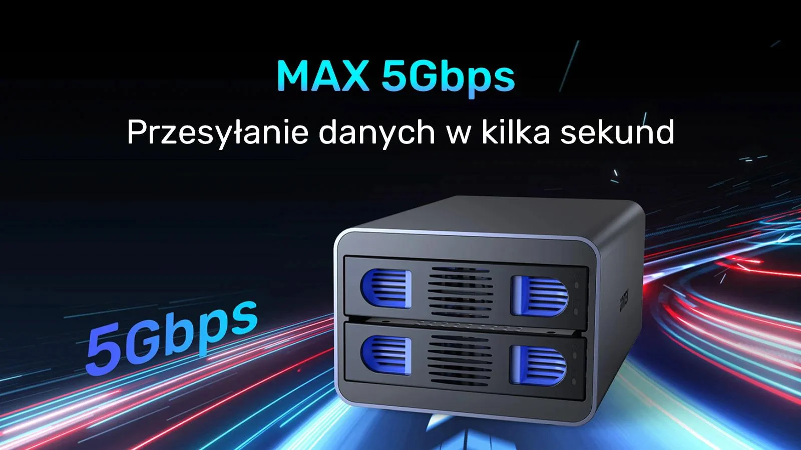 Unitek Kieszeń na dyski SATA 2,5''/3,5'' SATA HDD/SSD 40TB