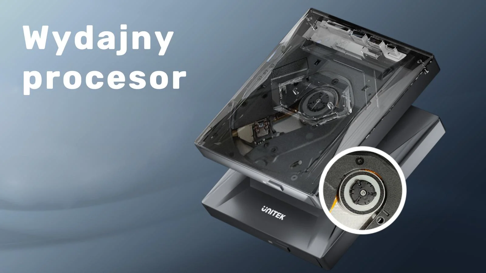 Unitek Nagrywarka zewnętrzna DVD/CD, Hub USB 5Gbps, czytnik kart SD T1037A01