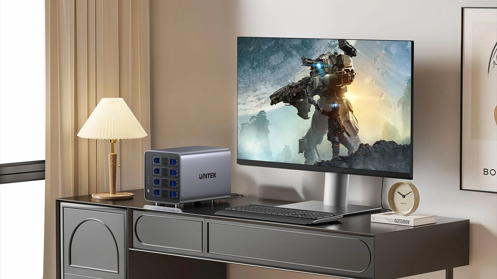 Unitek Obudowa RAID do dysku SATA 2.5''/3.5'' 8 trybów 80TB USB-C