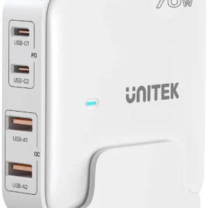 unitek p1228awh01 eu adowarka biurkowa gan 70w 2xusb a 2xusb fe486c82714f47c38a96f94c4d0fe31b