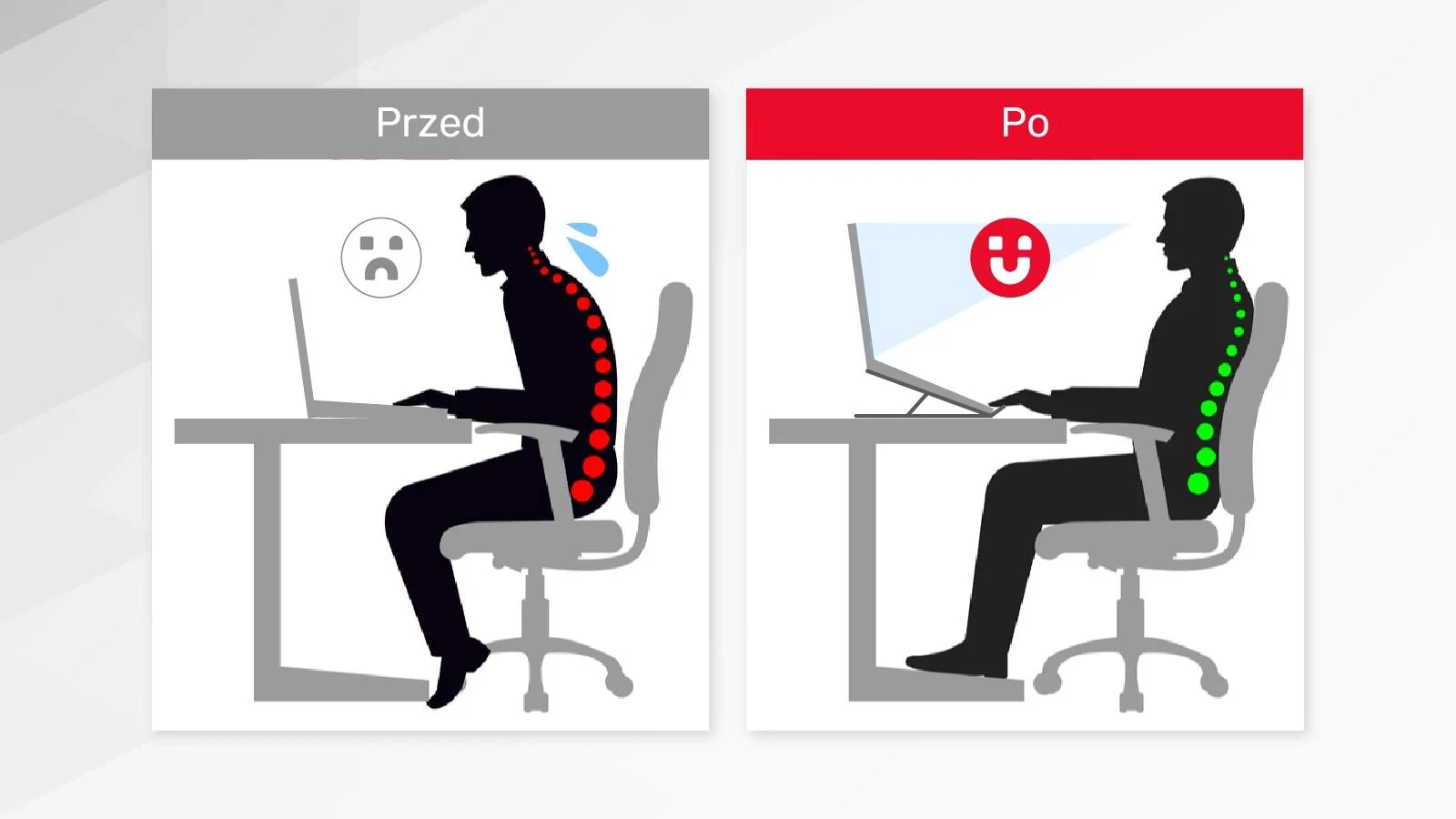 Unitek Podstawka pod laptopa, składana, aluminium