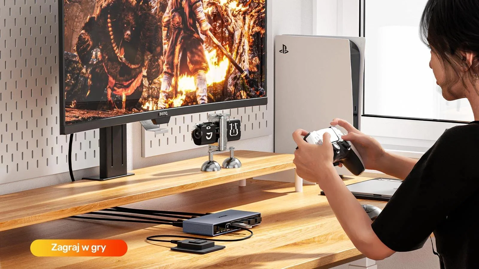 Unitek Przełącznik KVM 8K@60Hz USB 3.0 5Gbps DP