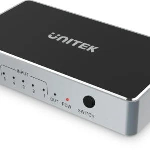 unitek przeacznik sygnau hdmi 14b 5 in 1 out 4k d089aabf3bd64a8cbd728e0be086c929