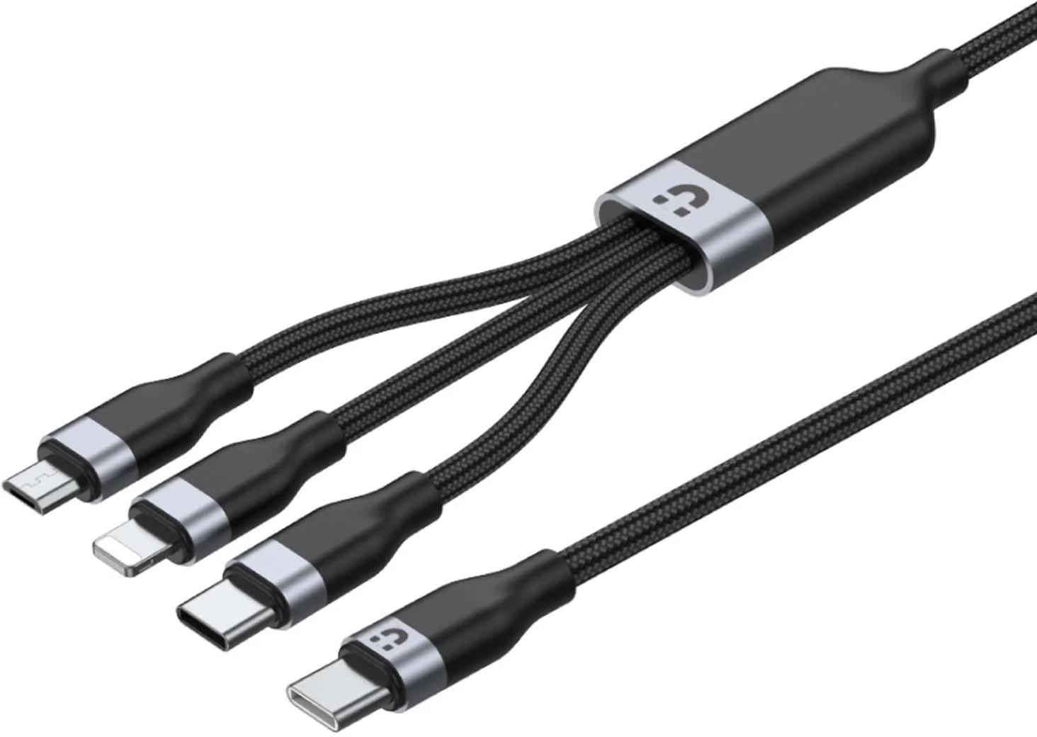 Unitek przewód ładujący USB 3 w 1 czarny