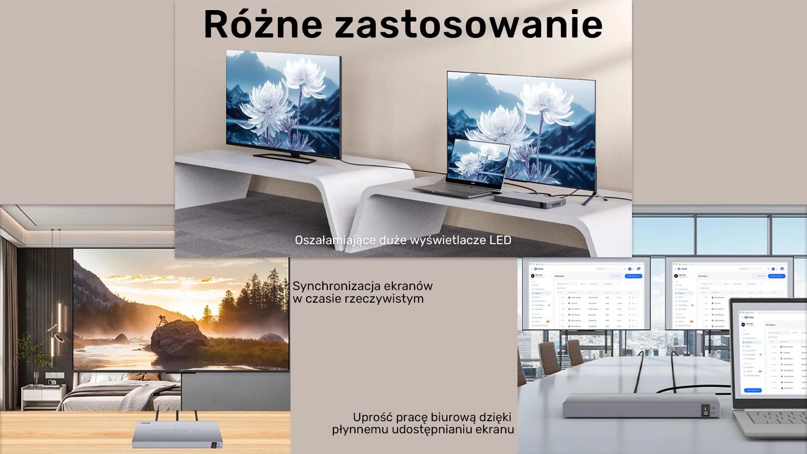 Unitek Rozgałęźnik sygnału HDMI 1 IN-8 OUT 4K