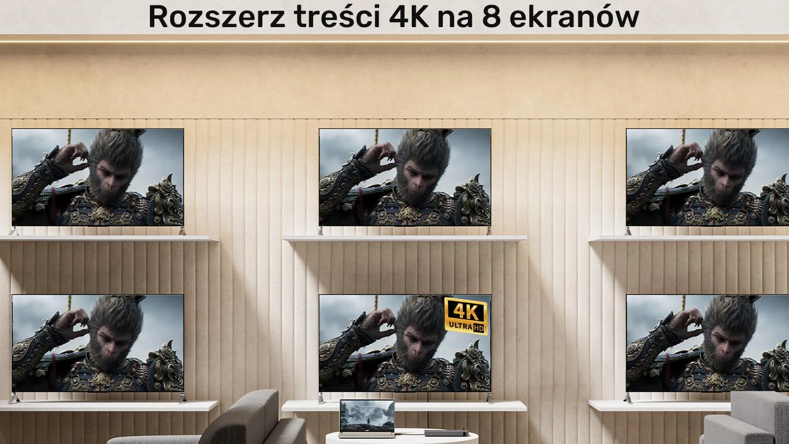 Unitek Rozgałęźnik sygnału HDMI 1 IN-8 OUT 4K