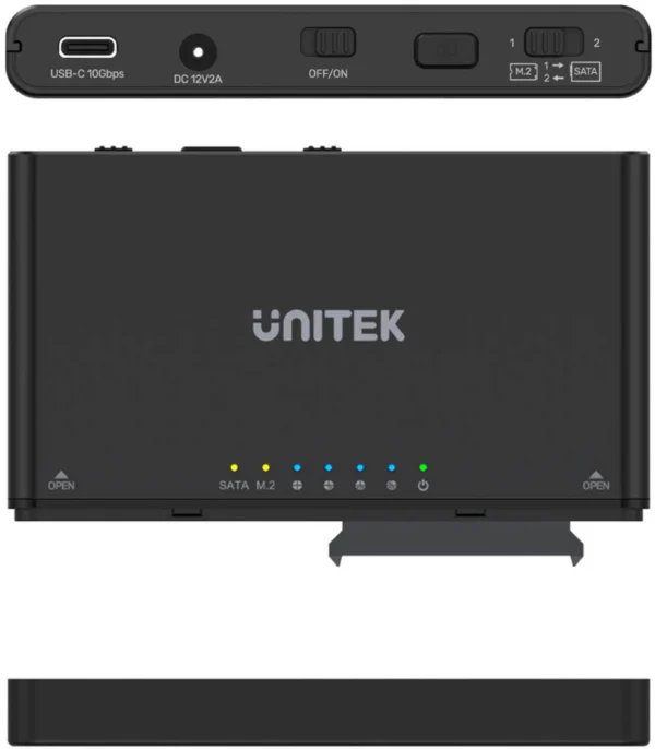 unitek s1222a mostek stacja klonujaca dyski sata i m2 540a1240fb034ab88590bfbada945a55