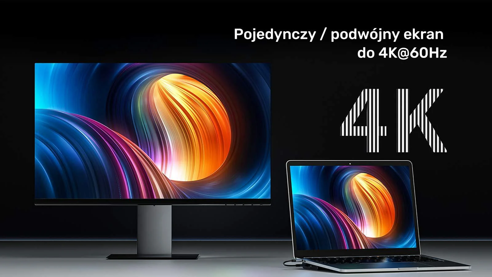 Unitek Stacja dokująca KVM z funkcją podstawki, potrójne wyjście 4K, USB-C, MST, HDMI 2.0