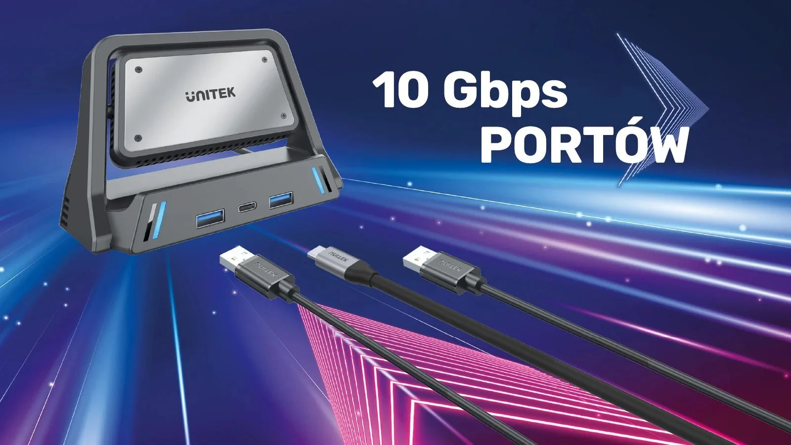 Unitek Stacja dokująca Pro do Steam Deck™ 100W 8K