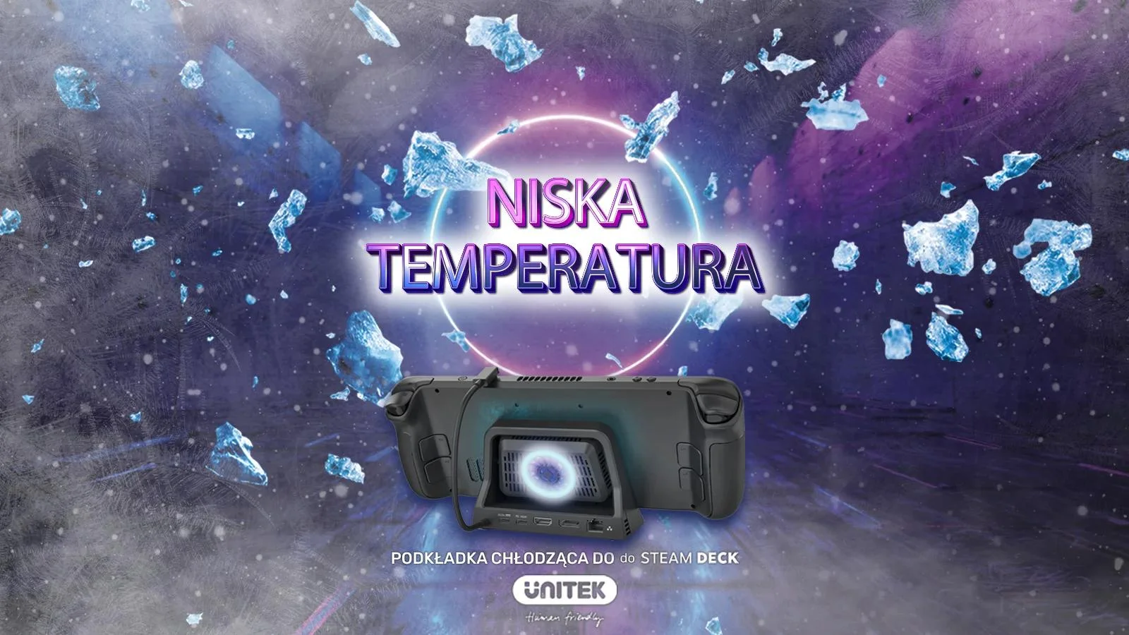 Unitek Stacja dokująca Pro do Steam Deck™ 100W 8K