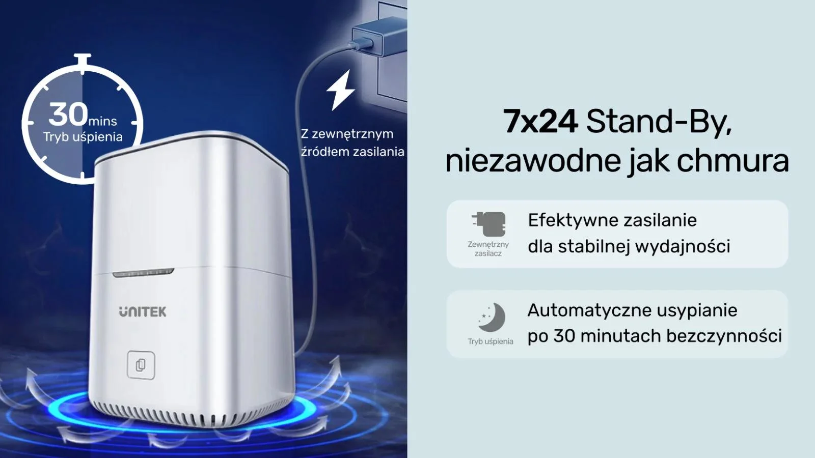 Unitek Stacja klonująca Bay SATA USB3.0 do SATA6G 2,5" z funkcją UASP 5 Gbps