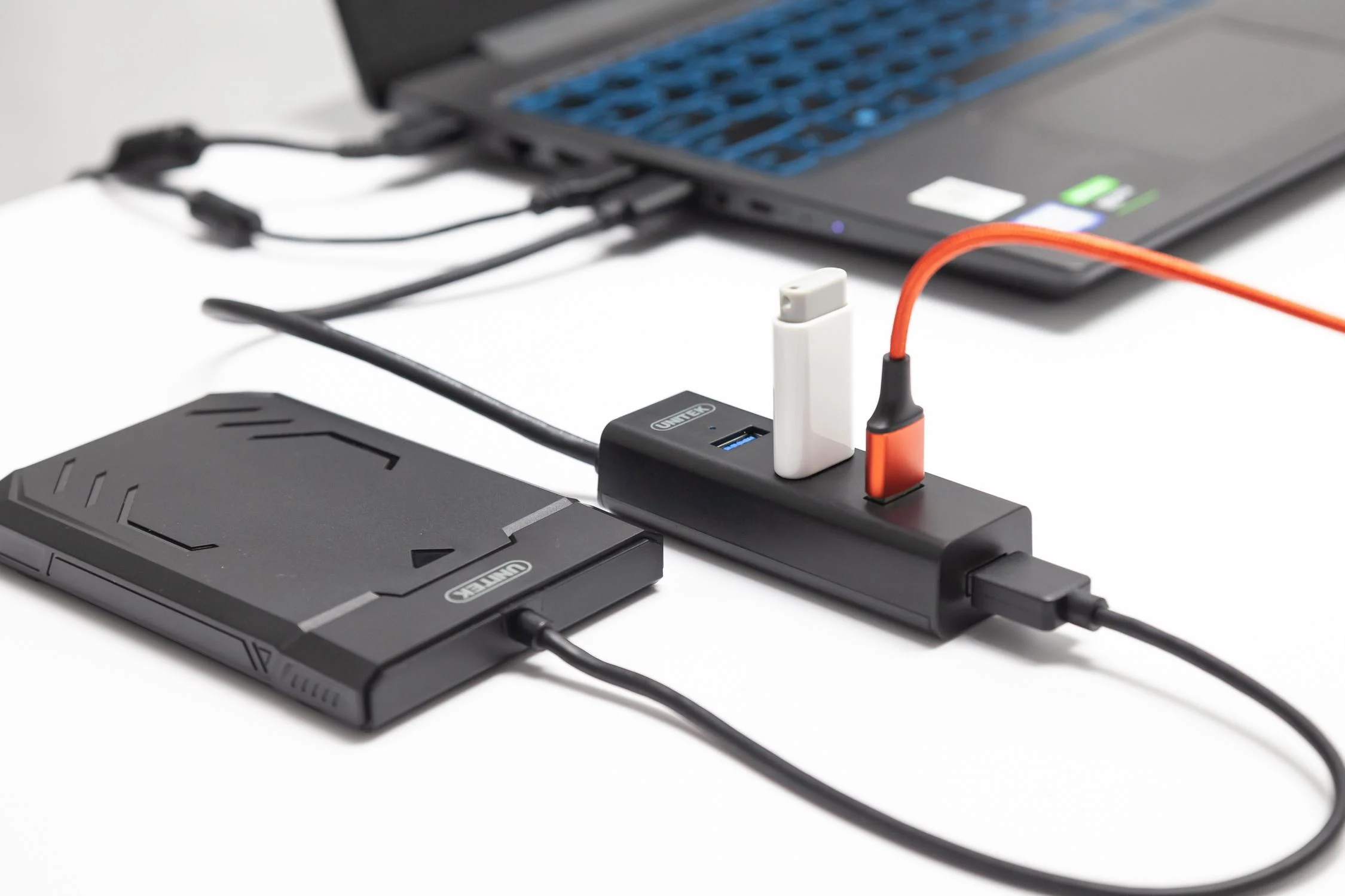 Adapter Unitek Y-3089 HUB 4xUSB 3.0