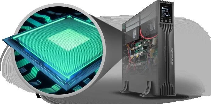 UPS ZASILACZ AWARYJNY RACK Armac 1000VA 700W LINE-INTERACTIVE - STEROWANIE MIKROPROCESOROWE - SKUTECZNY MONITORING WRAŻLIWYCH URZĄDZEŃ