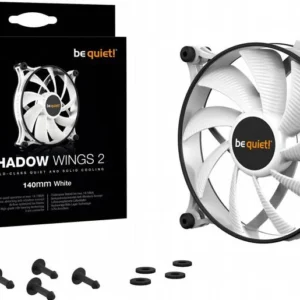 wentylator be quiet shadow wings 2 white 140mm 55e4a4ad45ef45deb7432ee21c72fb1d