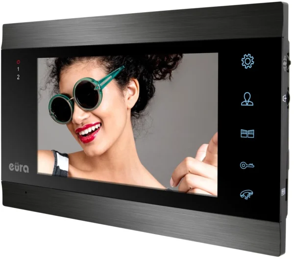 wideodomofon eura vdp 00c5 czarny tuya f55ed97294044a9dacd78877540c619d