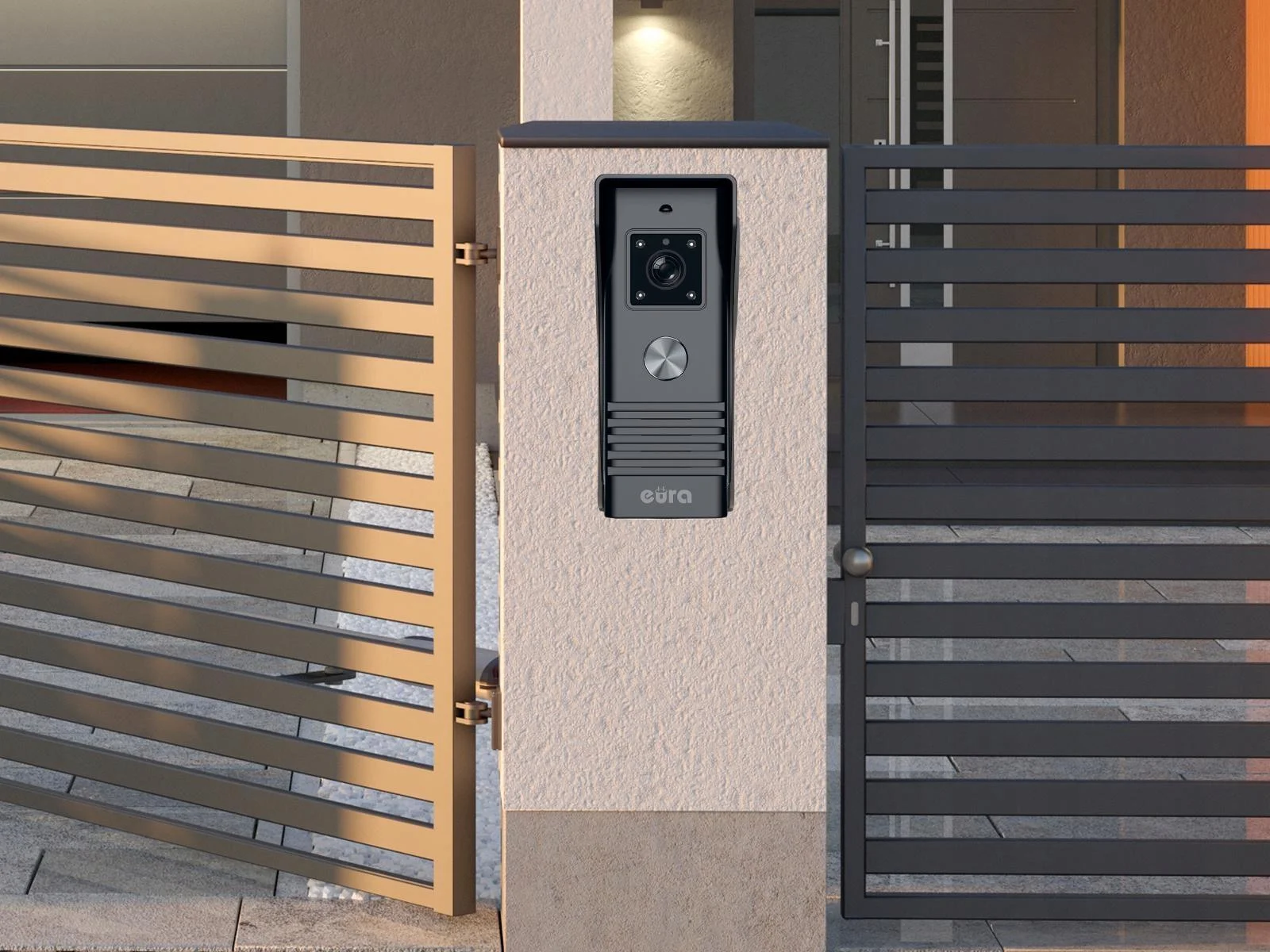 Wideodomofon EURA VDP-45A3 "ALPHA"ze stacją bramową VDA-78A3 - najnowsze rozwiązania technologiczne w służbie Twojego komfortu!