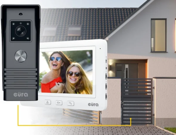 wideodomofon eura vdp 45a3 alpha white ef25349b781740b38bfc6eb066a941db