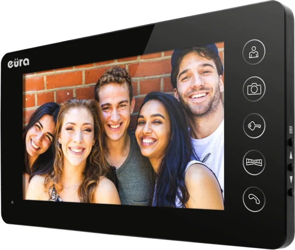 wideodomofon eura vdp 76a3 czarny monitor 3e785f0b92384a76b61910695ca5d3c6