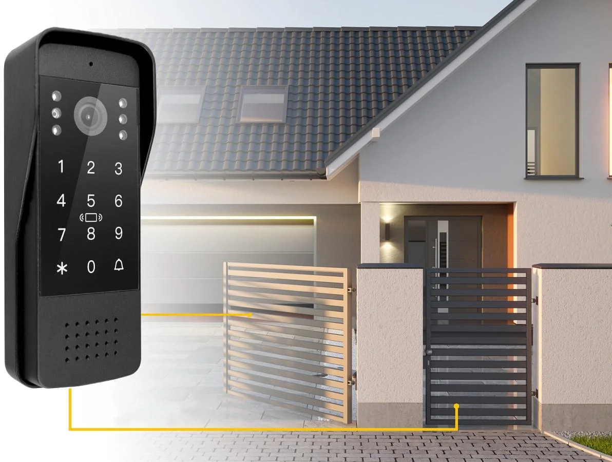 Przeznaczenie zestawu wideodomofonowego 1-rodzinnego Eura VDP-86A3 z modułem Wi-Fi i kamerą 2 MPx