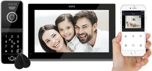 wideodomofon eura vdp 97c5 czarny lcd 7 wi fi czytnik zblize 6e63420417dc4390b4b5266028982ca9