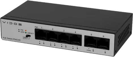 PoE Switch PS42/60 4 portowy VIDOS ONE: