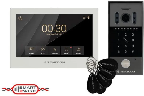 wideodomofon revizoom rm t273hd whiterc 212hd ck1 8ac487b426ae41d691cb2d4b5886b812