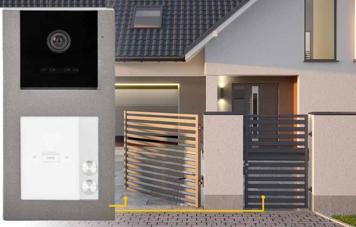 Pełnia funkcjonalności wideodomofonu VIDOS dzięki dwuabonentowej stacji bramowej S11-2 AHD