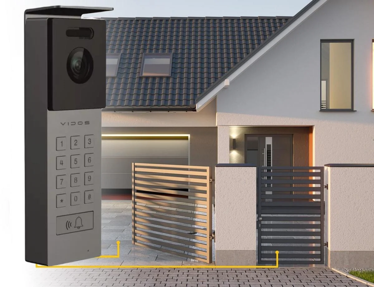 Pełnia funkcjonalności Twojego wideodomofonu VIDOS dzięki stacji bramowej S12D AHD!