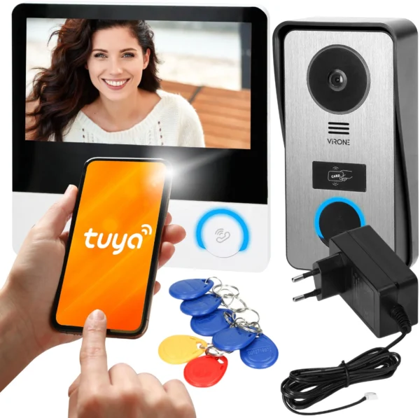 wideodomofon virone vdp 67 fullhd czytnik rfid tuya 9b1e5b140e594721af0414bcf3bdbef3