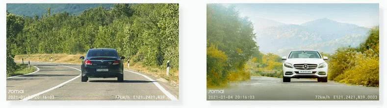 Dwukanałowe nagrywanie z przodu i z tyłu