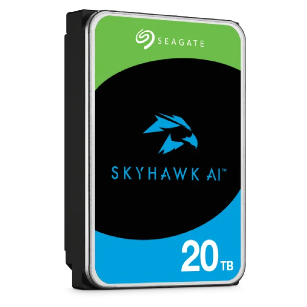 Dysk HDD do rejestratora SEAGATE SkyHawk AI ST20000VE003 20TB - Dyski SKYHAWK do systemów monitorowania.