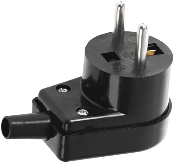 wtyczka katowa 220 05 16a 250v ip20 czarna viplast 220 05 c8806f4d7e7b4f5ab39185fe8364747c