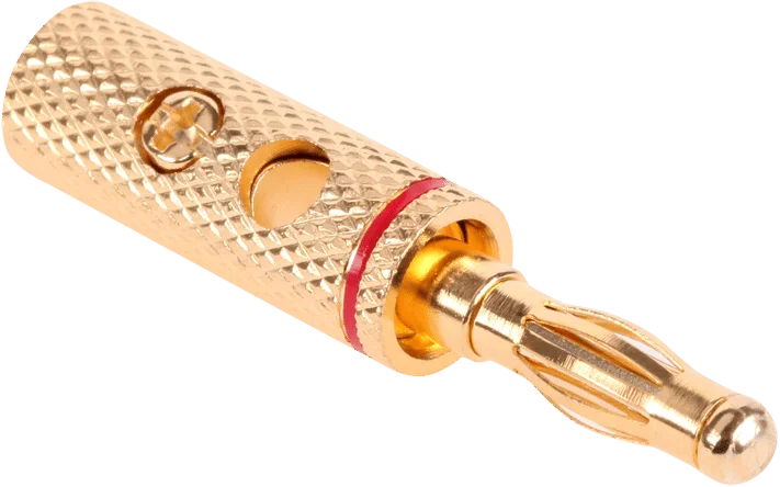 Wtyk bananowy - idealne rozwiązanie do montażu kabli głośnikowych: