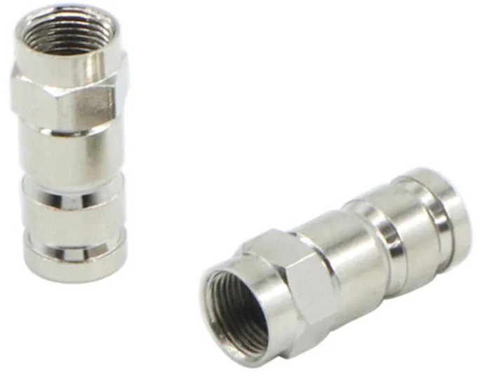 Złącze F typu 75-5 z czystej miedzi do kabli koncentrycznych RG6