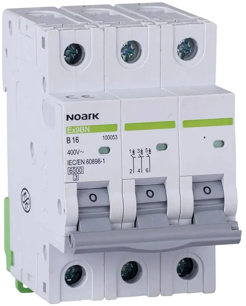 WYŁĄCZNIK NADPRĄDOWY 6 KA, B, 20A, 3P, Ex9BN 3P B20 Noark 100054